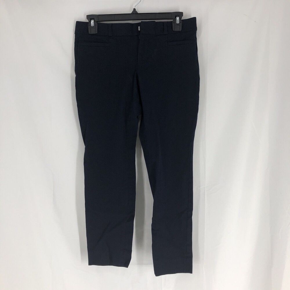 Banana Republic Factory Size 2P Sloan Cropped Dress Pant Navy